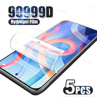 5PCS Full Cover Screen Protector For Honor X6S X8a X7a X6 X8 X5 Hydrogel Film For Huawei Nova 11 10 SE 11i Y71 Y61 Y90 Y70