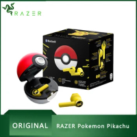 Original Razer Pokemon Pikachu Earphone Wireless Bluetooth 5.0 Sport Noise Reduction Headphones Touc