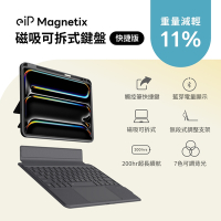 eiP Magnetix iPad鍵盤  Pro 11吋 快捷版(適用iPad Pro 11吋 2024新款)