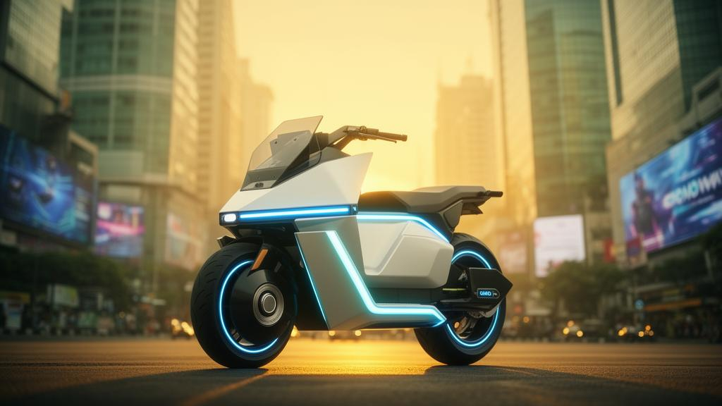 OMOWAY】世界初の量産型自立式電動バイク「OMO X」を発表 — BigGo