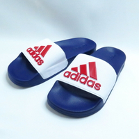 ADIDAS ADILETTE SHOWER 男女款 運動拖鞋 HQ6885 大尺碼 藍白【iSport愛運動】