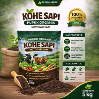 Kohe Sapi Organik 5kg – Pupuk Alami Penyubur Tanah Berkualitas