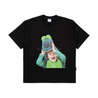 [ADLV] Baby Face Crocodile Doll T-Shirt Black