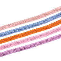 1/3/5/10Yards Curve Cotton Lace Trim Centipede Braided Ribbon Fabric Handmade DIY Clothes Sewing Supplies Craft Accessories