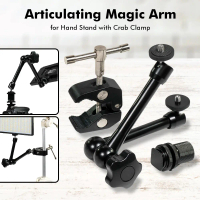 Articulating Magic Arm Long for Hand Stand with Crab Clamp - JT10002 Aksesoris, Holder Kamera