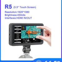 Desview Bestview R5 Touch Screen HDR 3D LUT DSLR Monitor 4K 5.5 inch Full HD 1920x1080 IPS Display Field Monitor for Camera