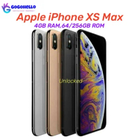 Original Apple iPhone XS MAX 6.5“” RAM 4GB ROM 64GB/256GB Hexa Core IOS A12 Bionic 4G Unlocked Mobile Phone With NFC Face ID