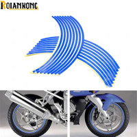 For SUZUKI GSF Bandit 650 650S 1000 1200 1250 SV650 motorcycle wheel stickersr Colorful Reflective Rim Strip