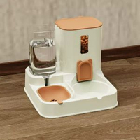 全城熱賣 - 貓碗狗碗貓食盆貓咪貓糧自動餵食器飲水一體貓盆寵物喝水雙碗用品