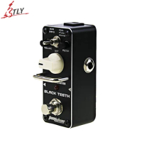 AROMA ABT-3 True Bypass Black Teeth Classic Distortion Mini Single Electric Guitar Effect Pedal 3 Mode Selection