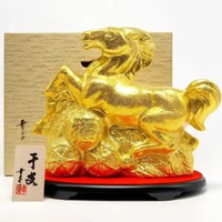 日本 - 梅津酒造2026馬年限定「冨玲」金箔清酒 720ml 招財開運 純米吟釀