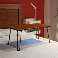 床上小桌子可折疊宿舍上下鋪學習桌懶人超大筆記本電腦桌雙人書桌