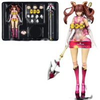 18Cm Native Second Axe Kuramoto Erika Anime Game Action Figure Two-Dimensional Girl Movable Joints Model Toys Gift