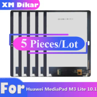 5 PCS For Huawei Mediapad M3 Lite 10.1 BAH-AL00 BAH-W09 BAH-L09 LCD Display Touch Screen Digitizer Assembly Replacement