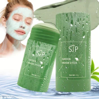 SJP Green Tea Deep Cleansing Beauty Health Facial Mask Stick Pore Cleaner For Face Purifying Clay Blackhead Remover Skin Care