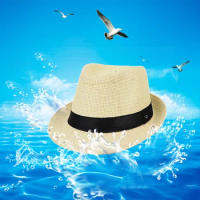 Classic Style Straw Fedora For Timeless And Elegant Look Light Weight UV-proof Fedora Hat Sun Hat