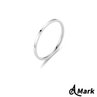 【A MARK】鈦鋼戒指 素面戒指/經典素面純色2MM光面316L鈦鋼戒指(銀色)