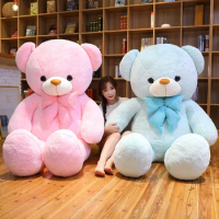 1pc 80CM Cute Big Animal Teddy Bear Plush Toys Stuffed Soft Bear Pillow Lovely Good Quality Birthday Gift for Children Baby