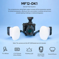 GODOX MF12-DK1 Macro Flash Kit Compatible with Sony A7IV/ A7V/ A7RIV/ A7SII/ A9/ A9II