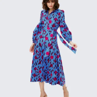 Fashionable new Diane von Furstenberg printed dresses designer handmade formal dress