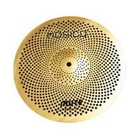12 Inch Splash Cymbal Golden Low Volume Cymbal for Drum Set for Practice