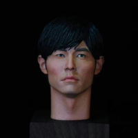 1/6 Male Head Carving Sculpt Model Jay Chou Chinese Singer Handsome Guy for 12'' Figure Body