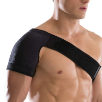 運動護肩健身單肩羽毛球籃球冬季肩周不適運動專業男女/護肩帶