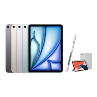 【Apple】2025 iPad Air M3晶片/11吋/WiFi/128G 平板電腦(A04觸控筆+三折筆槽殼+鋼化保貼組)