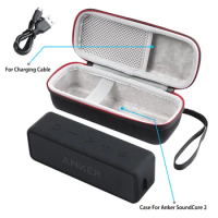 New EVA Speaker Protective Case Cover Portable Carrying Storage Box Bag Pouch for ANKER SoundCore 2 Bluetooth Speakers Soundbox