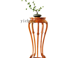 Yy Rosewood Five-Legged round Floor Height Teapoy Living Room Rosewood Flower Stand Bonsai Stand