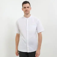 CDL Kemeja Koko Lengan Pendek H0030P08C White XXL