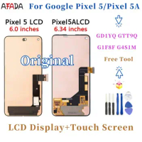 Original For Google Pixel 5 GD1YQ GTT9Q LCD Screen Display Touch Digitizer Assembly For Google Pixel 5a 5G G1F8F G4S1M LCD