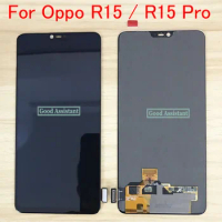AMOLED 6.28 Inch For Oppo R15 CPH1835 LCD Display Touch Screen Digitizer Assembly Replacement For Oppo R15 Pro CPH1833