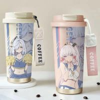 กระติกน้ำใหม่, Lalafan Shenhe Kamisato Ayaka, สแตนเลส 316, ถ้วยฉนวน, ถ้วยเครื่องดื่มคู่แบบพกพา, ถ้วย