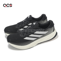 adidas 慢跑鞋 Supernova Rise 2 M 寬楦 男鞋 黑 白 緩震 運動鞋 愛迪達 IG2168