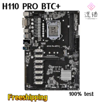 For ASROCK H110 PRO BTC+ Motherboard 32GB PCI-E3.0 M.2 LGA 1151 DDR4 ATX H110 Mainboard 100% Tested Fully Work