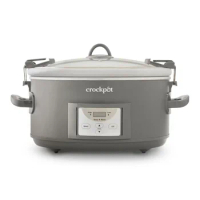 7-Quart Cook And Carry Programmable Slow Cooker, Grey
