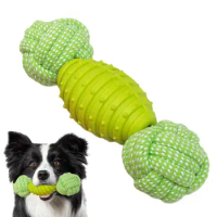 Rope Ball Dog Toy Tug Of War Teething Football Rope Teeth Grinding Interactive Toy For Garden Park Home And Backyard
