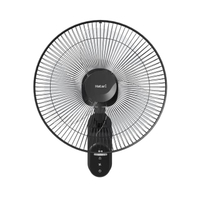 พัดลมติดผนัง รุ่น W16R1 ขนาด 16 นิ้ว สี Glossy Black