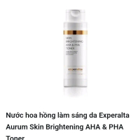 Experalta Nước Hoa Hồng Làm Sáng Da Aurum Skin Brightening AHA & PHA Toner