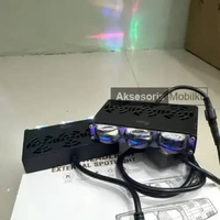 Mini Projie RGB Lampu Laser Tembak 2 Warna Led 3 Mata Hi LOW Import