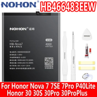 NOHON HB466483EEW Battery For Huawei Honor Nova 7 SE Pro P40 Lite 30 Pro Plus 30S Lithium Polymer Bateria Replacement