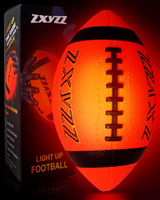 Rechargeable Glow in The Dark Football Birthday Gifts for 6 7 8 9 10 11 12 13 14 15 Year Old Boys NO