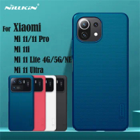 For Xiaomi Mi 11 Lite 4G 5G NE Case Nillkin Frosted Shield Case Hard PC Protector Back Cover For Xiaomi Mi11 Pro Mi 11i 11 Ultra