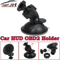 Car HUD OBD2 Holder 4x4 DVR Camera Stand Bracket Dashboard Windshield Suction Cup Automobile Accessories for Truck Caravan RV