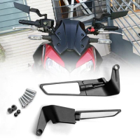 Universal Motorcycle Mirror Wind Wing side Rearview Reversing mirror For Ducati Diavel/Carbon/XDiavel/S Scrambler HYPERMOTARD