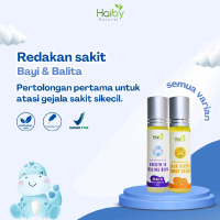 BABY & KIDS ESSENTIAL OIL - HAIBY all variant Bpom Roll On - Flu Batuk Demam Tantrum Kembung Anti Ny