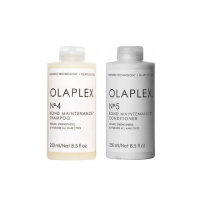 【OLAPLEX 歐啦】4號+5號洗護髮超值組(洗髮乳/潤髮乳/溫和水潤/光滑亮澤/歐拉)