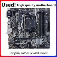 For ASUS PRIME B350M-A Motherboard Socket AM4 DDR4 For AMD B350M B350 Original Desktop Mainboard SATA III Used Mainboard