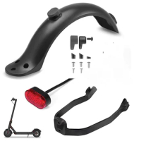 Rear Mudguard for Xiaomi M365 1S Pro Scooter Fender Bracket Taillight Electric Scooter Kickder Taillight Bracket Back Guard Wing